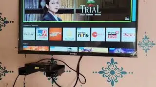 Intex android LED TV with DD free dish alpin box