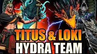Loki & Titus Hydra team. He is Actually BETTER than i Thought Raid: Shadow Legends
