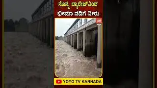 ಸೊನ್ನ ಬ್ಯಾರೇಜ್&zwnj;ನಿಂದ ಭೀಮಾ ನದಿಗೆ ನೀರು #BhimaRiver #SonnaBarrage #RainKarnataka #YOYOTVKannadaShorts