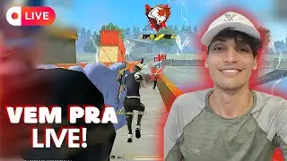 LIVE ON🟢    FREE FIRE e SALINHA COM INSCRITOS! 😱