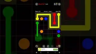 flow free level 61 | games | android | flow free | level 61 | 6x6 #flowfree #android #game #mindgame