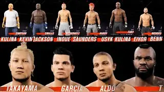 22 CAFs made on 1 STREAM! - Creating Fighters on UFC 4 - Hawk, Mr T, Ryan Garcia, Jose Aldo, Mendes