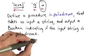 Palindromes - Intro to Computer Science