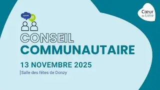 Conseil Communautaire du 13 novembre 2025