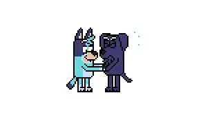 A Love Letter for Bluey (Bluey x Jean-Luc Fan Pixel Animation)