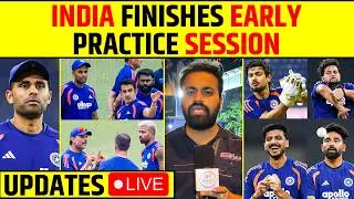 🔴INDIA PRACTICE UPDATES, WRAPS SESSION EARLY- PLAYING 11 UPDATES LIVE FROM COLOMBO
