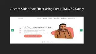 Custom Slider Fade Effect Using Pure HTML,CSS,JQuery