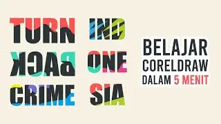 BIKIN TEKS BANYAK WARNA | BELAJAR COREL DRAW