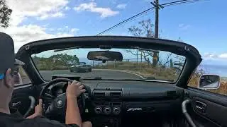 2024 New Year's Eve Maui drive: 2006 MX5 and 2002 MR2 Spyder.  GoPro Hero 13.
