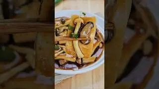 Braised Tofu and assorted mushrooms recipe