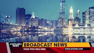 News Lower Thirds After Effects Template