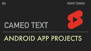 Cameo-Text Application on AI #shorts #android #developer #youtube #androidstudio #youtubeshorts