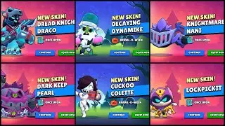Unlocking All New Skins in brawl stars Season 31 !