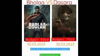 Bholaa vs Dasara movie comparison|Dasara official trailer|#bholaa #ajaydevgan #dasara #nani #shorts