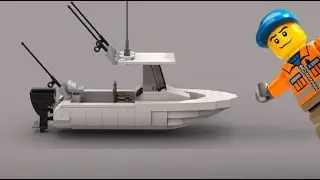 TUTORIAL: How to Build a Lego Fishing Boat! (Instructions)