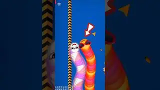 Worms Zone .io Magic Gameplay #gaming #shorts