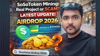 SosoToken mining | Latest Update | Real Project or Scam?SoSoValue Airdrop 2026 | EXP Points to Token