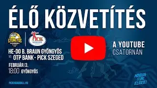 HE-DO B. Braun Gyöngyös - OTP Bank - Pick Szeged kézilabda mérkőzés, 2024. 02. 03.
