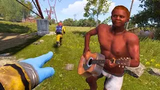 roleplayer has a meltdown when I follow him on rust