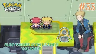 Sunyshore Gym Leader Volkner | Pokémon Platinum Gameplay #33