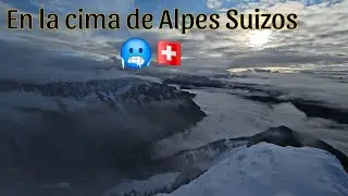 La vista de losAlpes Suizos desde la cima 4k #nature #travel #motivation #top