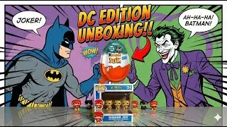 🤩KINDER JOY DC EDITION UNBOXING SURPRISE!! | Hunting for Golden Batman! 🤩