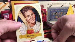 Opening Hobby Box #1 of 2012 Panini Golden Age Baseball & Pop Culture Americana Trading Cards