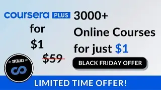 Get Coursera Plus for just $1 | Coursera Plus Black Friday / Cyber Monday Offer