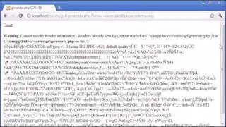 Beginner PHP Tutorial - 159 - Protecting Email with String to Image Part 3