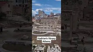 Hadrian's library , Athens , Greece   #greece #athens #atenas #grecia #hadrianlibrary #artgreece