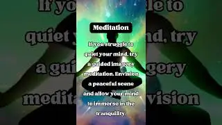 Meditation Tip: Guided Imagery for Tranquil Meditation #meditationminute #guidedimagery #meditation
