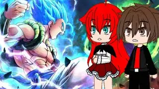 El Clan Gremory reacciona a Gogeta vs Broly 😎