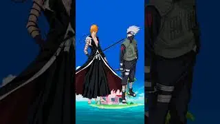 Ichigo vs Naruto characters #anime #naruto #bleach #shorts #ichigo #boruto