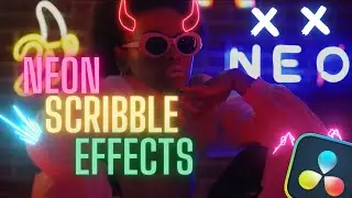 Easy Drag & Drop Neon Scribble for Your Videos using Davinci Resolve 17 | Tagalog Tutorial