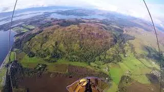 Flexwing Descent from 5000ft with no engine to Oban Airport