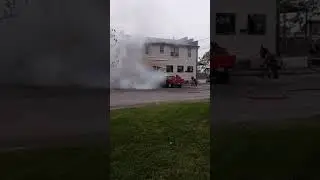 Fire at the Luna Cafe Mitchell Il.62040 today Tuesday April 27th.