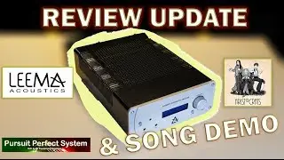 Leema Acoustics Elements Integrated HiFi Amplifier REVIEW UPDATE & Song Demo Monitor Audio Platinum