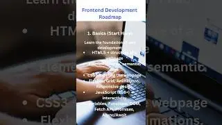 Frontend  Development Roadmap#engineering #frontenddevelopment #shortvideo #softwaredevelopment