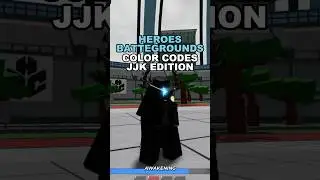 🦋Peak JJK Color Codes in HEROES Battlegrounds! (Roblox) #heroesbattlegrounds #hbg #roblox