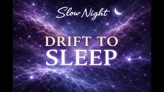 Drift to Sleep with Calm Space Facts | Slow Night