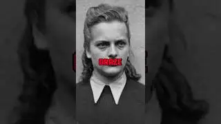 The WORST SS Guard: Irma Grese 😵 #history #facts