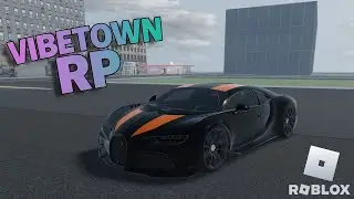 🌆 Ролевая игра VibeTown - геймплей Bugatti Chiron 🏎️ - (Roblox)