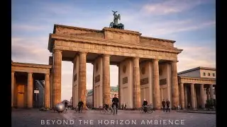 Berlin Ambience at Brandenburg Gate | Calm City Soundscape (4K ASMR)