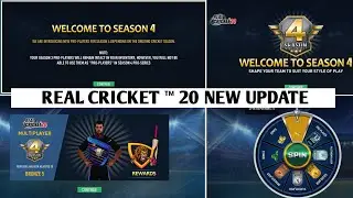 NEW  update season 4 in real cricket &trade; 20 big news!