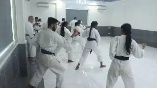 Hand Kata #2: Kashu (Fire Hand) performed by the Yudansha of ASAI India group  with my count