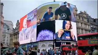 Piccadilly Light - the Largest Digital Outdoor Billboard in Europe