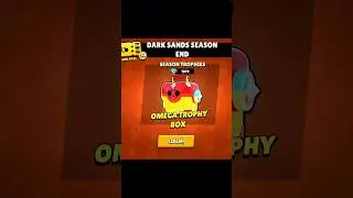 Season End | Opening Trophy Omega Box🔥 #brawlstars #trophy #gaming #rewards