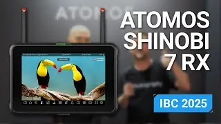 Atomos shows off the new Atomos Shinobi 7 RX wireless field monitor