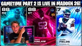 GAMETIME PART 2 IS LIVE! THESE CARDS ARE INSANE! MORE FREE CHAMPIONS, NEW PACKS + MORE IN MADDEN 26!