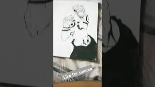 sukuna full body drawing without filter #virslshorts #animedrawing #jjk